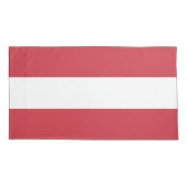 Österreichische Flagge Kissenbezug (Rückseite)