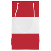 Österreichische Flagge Kleine Geschenktüte (Vorderseite)
