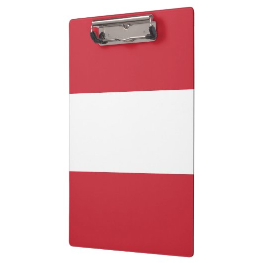 Österreichische Flagge Klemmbrett (Links)