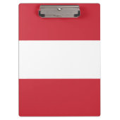 Österreichische Flagge Klemmbrett (Vorderseite)