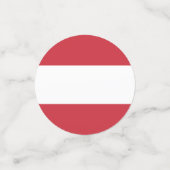 Österreichische Flagge Konfetti (Klein Vorderseite)