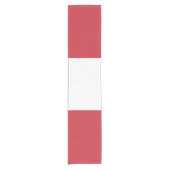 Österreichische Flagge Kurzer Tischläufer (Vorderseite)