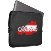 Österreichische Flagge Laptopschutzhülle (Vorne Rechts)