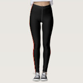 Österreichische Flagge Leggings (Vorderseite)