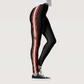 Österreichische Flagge Leggings (Rechts)