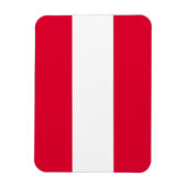 Österreichische Flagge Magnet (Vertikal)