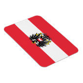 Österreichische Flagge Magnet (Rechte Seite)