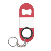 Österreichische Flagge Mini Flaschenöffner (Vorderseite)