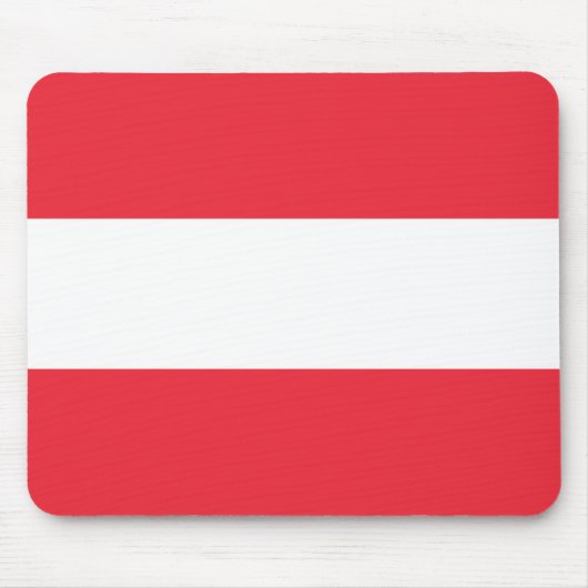 Österreichische Flagge Mousepad (Vorne)