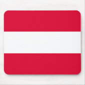 Österreichische Flagge Mousepad (Vorne)