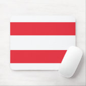 Österreichische Flagge Mousepad (Mit Mouse)