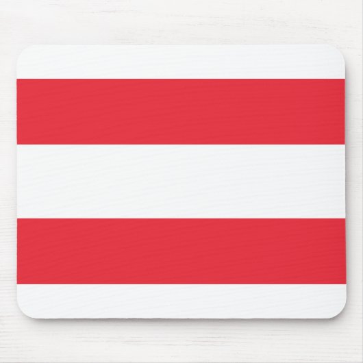 Österreichische Flagge Mousepad (Vorne)