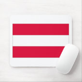 Österreichische Flagge Mousepad (Mit Mouse)