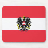 Österreichische Flagge Mousepad (Vorne)