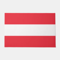 Österreichische Flagge (Österreich) Doormat