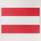 Österreichische Flagge (Österreich) Jigsaw Puzzle (Horizontal)