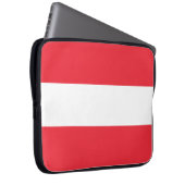 Österreichische Flagge (Österreich) Laptopschutzhülle (Vorne Rechts)