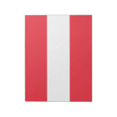 Österreichische Flagge (Österreich) Notepad Notizblock (Rotiert)