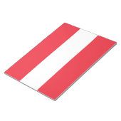 Österreichische Flagge (Österreich) Notepad Notizblock (angewinkelt)