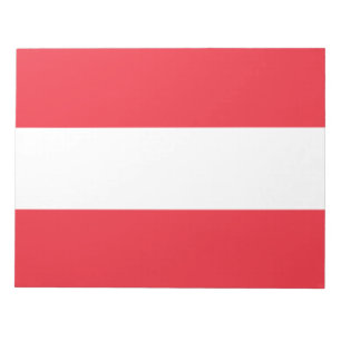 Österreichische Flagge (Österreich) Notepad Notizblock