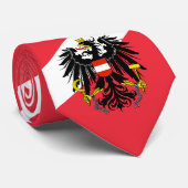Österreichische Flagge, Österreich - Reise, Geschä Krawatte (Gerollt)