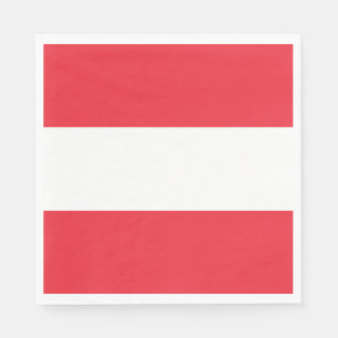 Österreichische Flagge (Österreich) Serviette