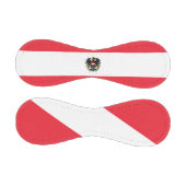 Österreichische Flagge / Österreich Sport / Baseba Baseball (Paneele)