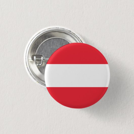 Österreichische Flagge, österreichische Flagge Button (Vorne & Hinten)