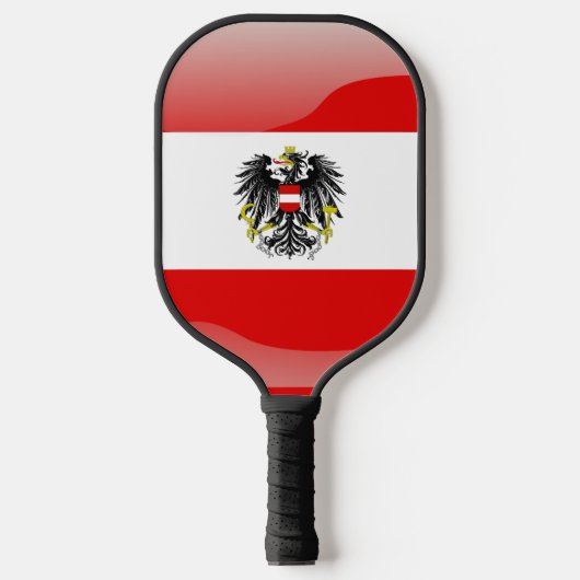 Österreichische Flagge Pickleball Schläger (Vorderseite)