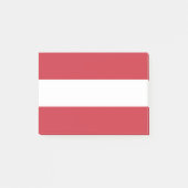 Österreichische Flagge Post-it Klebezettel (Vorderseite)