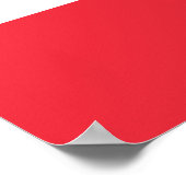 Österreichische Flagge Poster (Ecke)