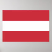 Österreichische Flagge Poster (Vorne)