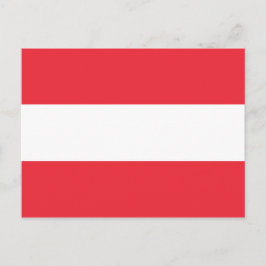 Österreichische Flagge Postkarte