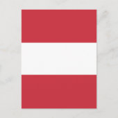 Österreichische Flagge Postkarte (Vorderseite)