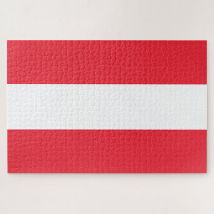 Österreichische Flagge Puzzle