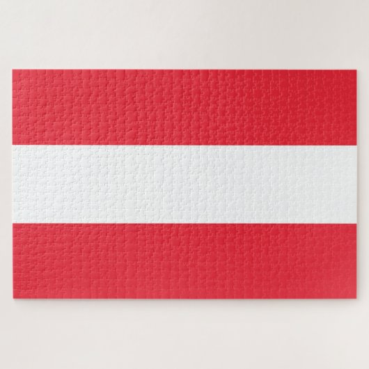 Österreichische Flagge Puzzle (Horizontal)