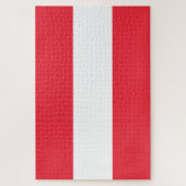 Österreichische Flagge Puzzle (Vertikal)
