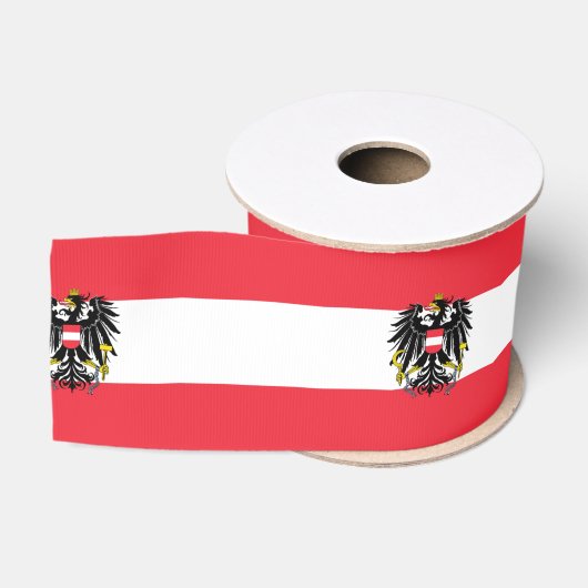 Österreichische Flagge Ripsband (Spule)
