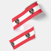 Österreichische Flagge Ripsband (Rückseite)