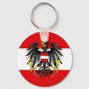 Österreichische Flagge Schlüsselanhänger