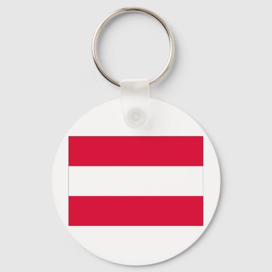 Österreichische Flagge Schlüsselanhänger (Vorderseite)