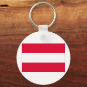 Österreichische Flagge Schlüsselanhänger (Vorderseite)