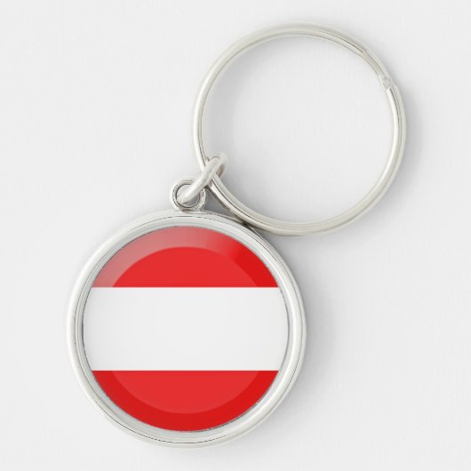 Österreichische Flagge Schlüsselanhänger (Vorne)