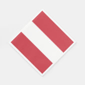 Österreichische Flagge Serviette (Ecke)