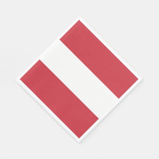 Österreichische Flagge Serviette (Ecke)