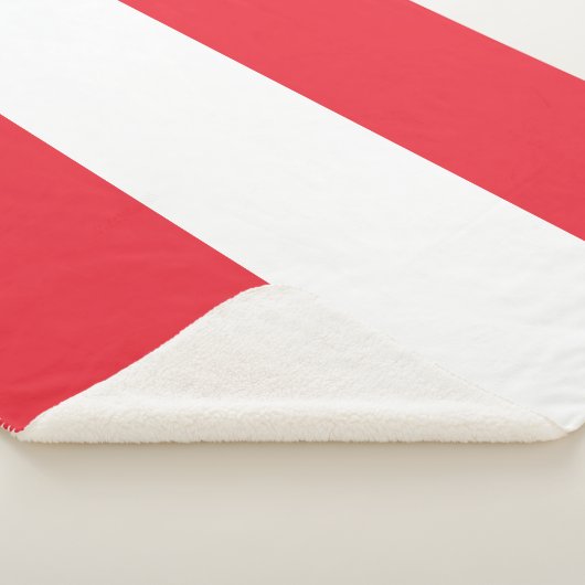 Österreichische Flagge Sherpadecke (3/4)