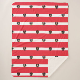 Österreichische Flagge Sherpadecke