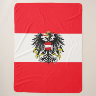 Österreichische Flagge Sherpadecke