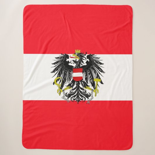 Österreichische Flagge Sherpadecke (Vorderseite)