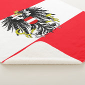 Österreichische Flagge Sherpadecke (3/4)